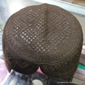 Brown Light Weight Jamali / Saeedabad Cap / Topi (Hand Made) MKC-415